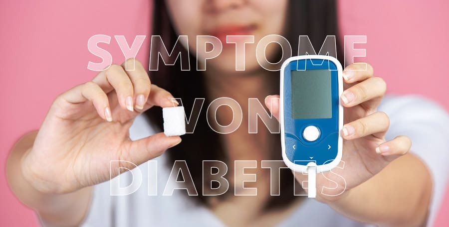 Symptome von Diabetes